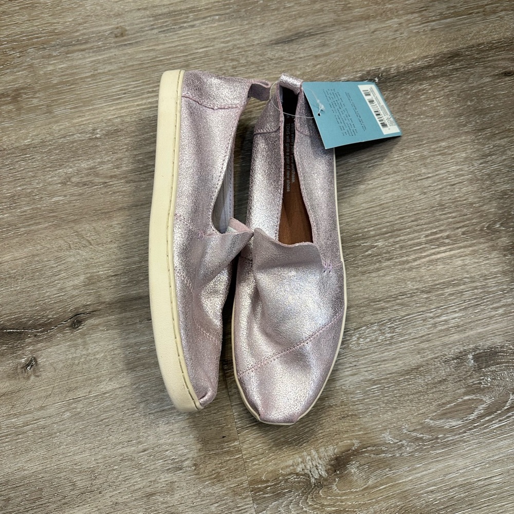 Toms Womens Amber Slip On Sneaker Size 9.5